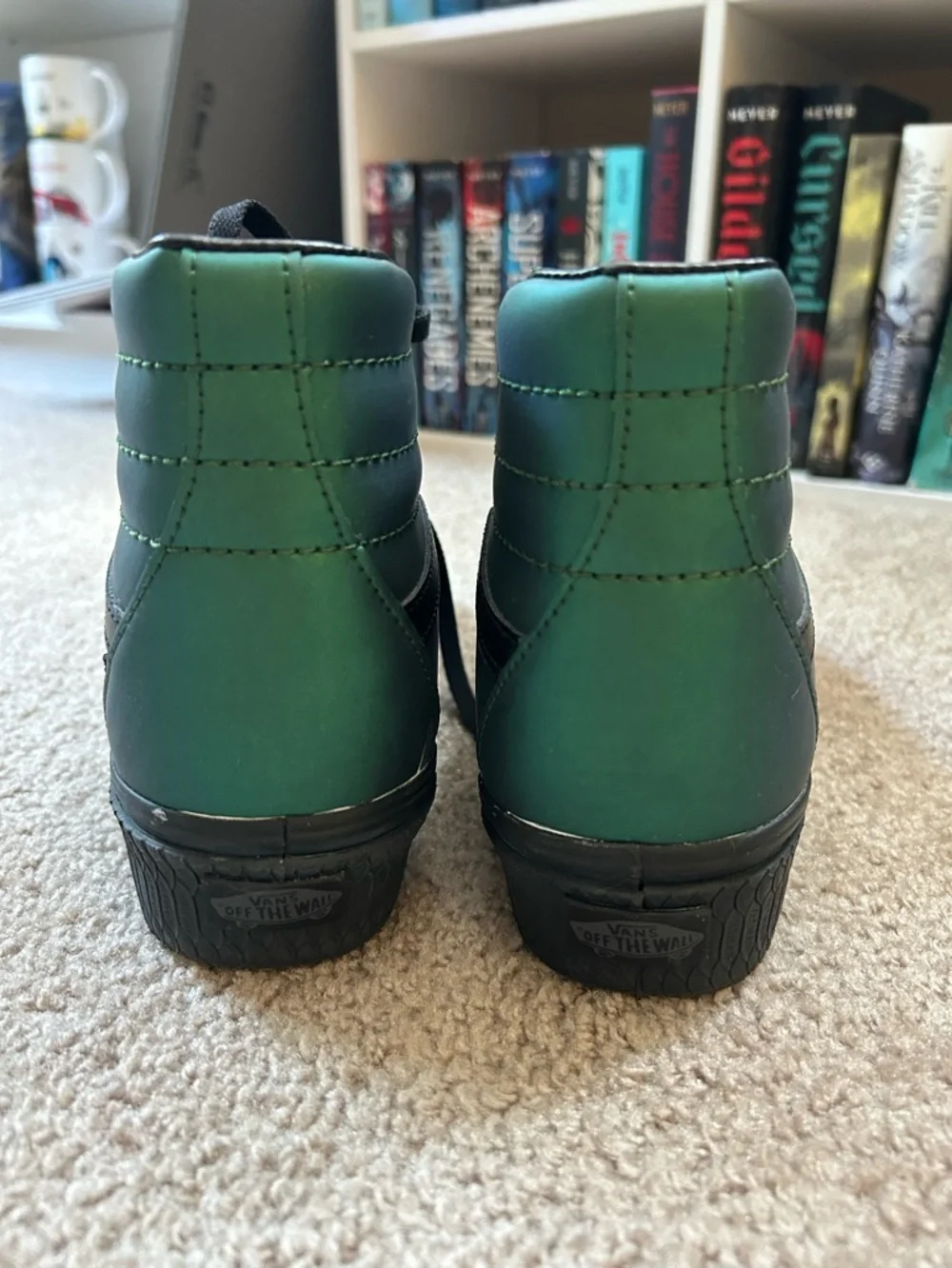 Harry Potter Death Eater Platform Old Skool Vans size 8 men's/9.5 women's
